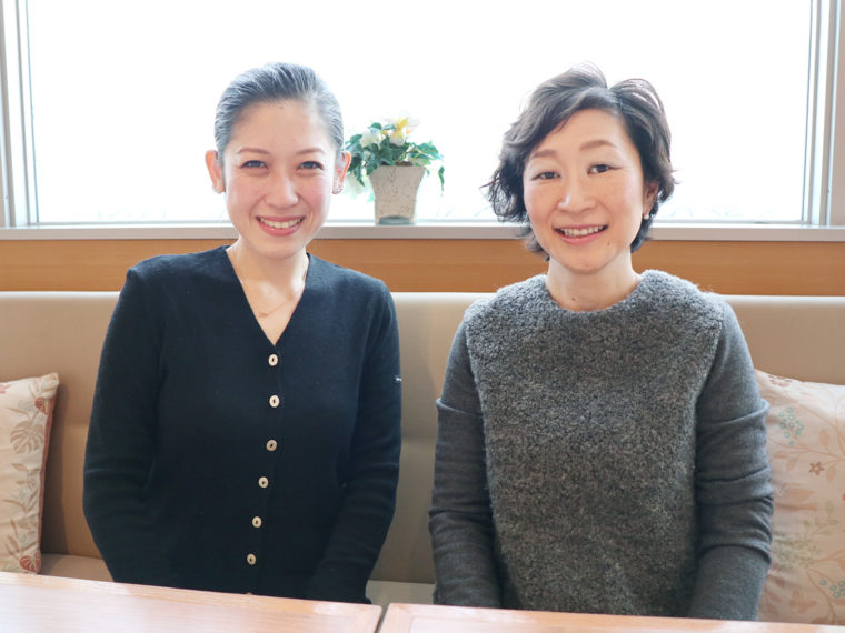 Lisa’s Cake Market代表の栗山莉沙と株式会社ペディキュール代表西谷裕子
